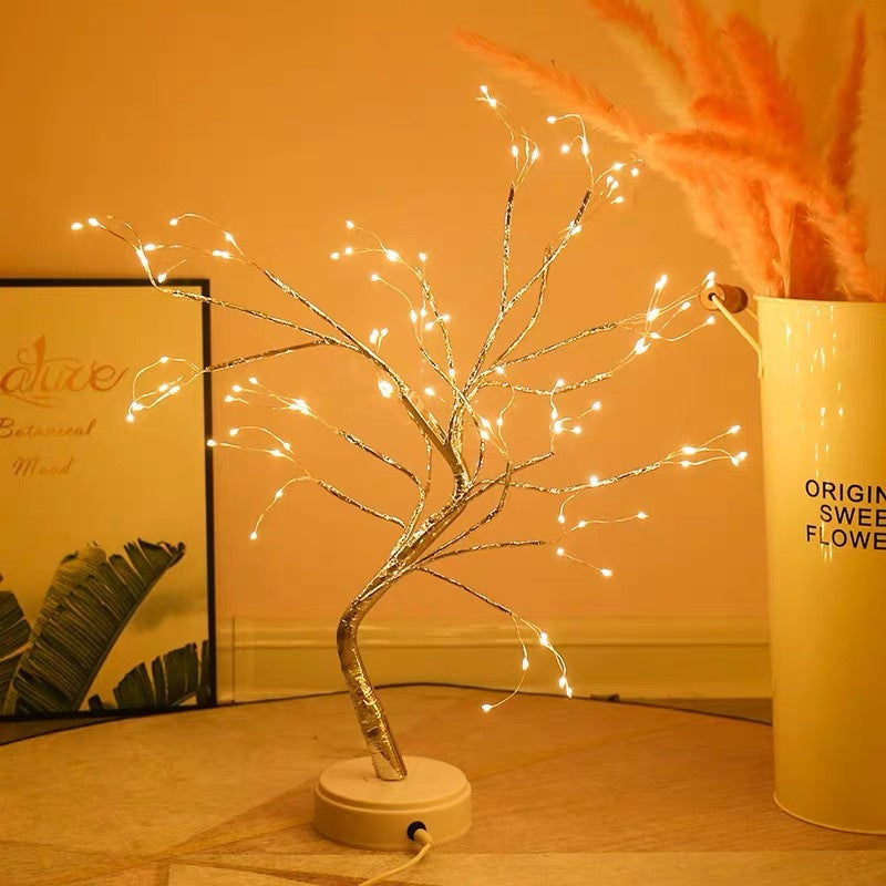LED Copper Wire Fairy Lights – Warm Nordic-Inspired Bedroom & Event Decor