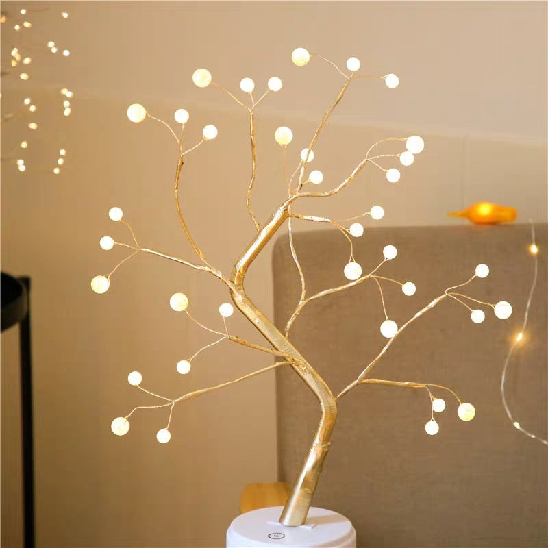 LED Copper Wire Fairy Lights – Warm Nordic-Inspired Bedroom & Event Decor