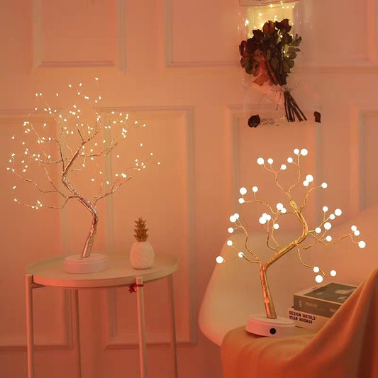 LED Copper Wire Fairy Lights – Warm Nordic-Inspired Bedroom & Event Decor