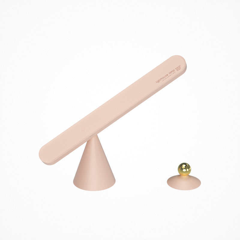 Wireless Magnetic Table Lamp – Modern Geometric LED Desk & Wall Light with Touch Control