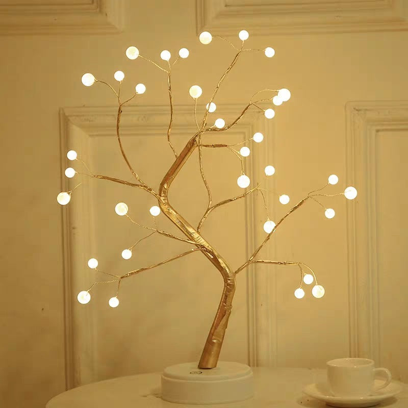 LED Copper Wire Fairy Lights – Warm Nordic-Inspired Bedroom & Event Decor