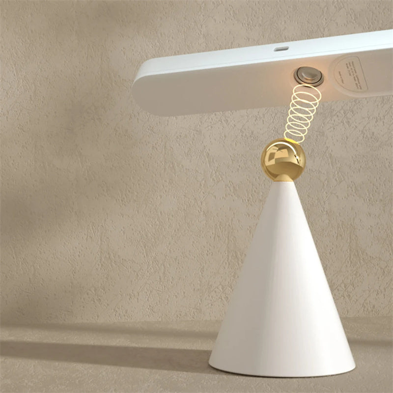Wireless Magnetic Table Lamp – Modern Geometric LED Desk & Wall Light with Touch Control
