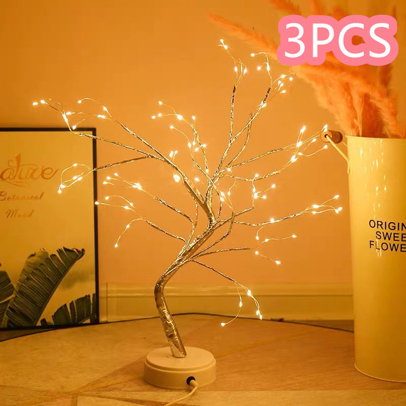 LED Copper Wire Fairy Lights – Warm Nordic-Inspired Bedroom & Event Decor