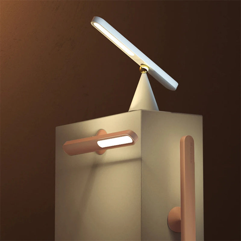 Wireless Magnetic Table Lamp – Modern Geometric LED Desk & Wall Light with Touch Control