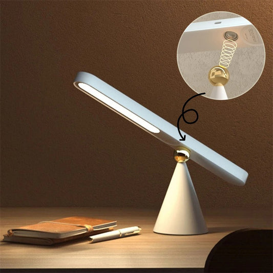 Wireless Magnetic Table Lamp – Modern Geometric LED Desk & Wall Light with Touch Control