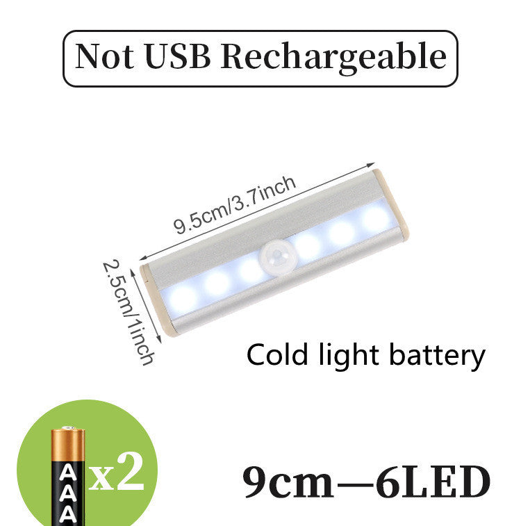 Rechargeable LED Motion Sensor Light Bar – Wireless Night Light for Closets, Hallways & Bedrooms