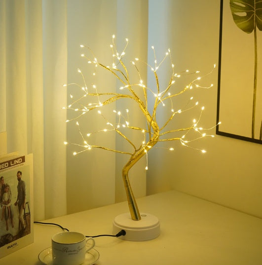 LED Copper Wire Fairy Lights – Warm Nordic-Inspired Bedroom & Event Decor